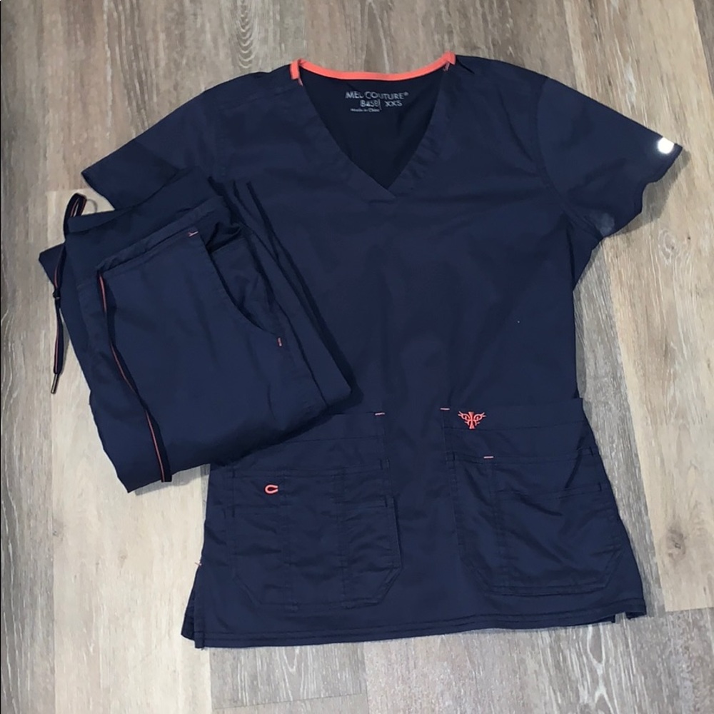 Med couture scrub top and bottoms!